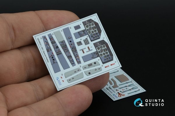 Quinta Studio QD48632 L-39C 3D-Printed &amp; coloured Interior on decal paper (Special Hobby) 1/48