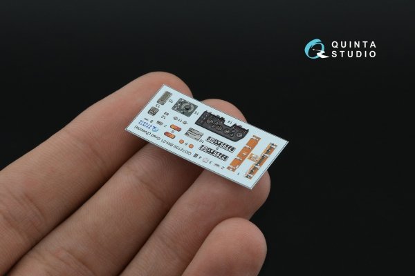 Quinta Studio QD72159 BM-21 Grad 3D-Printed coloured Interior on decal paper (Zvezda) 1/72