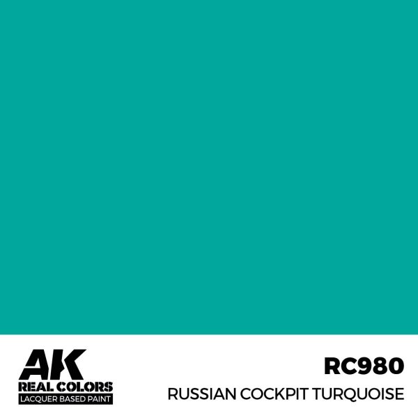 AK Interactive RC980 Russian Cockpit Turquoise 17 ml
