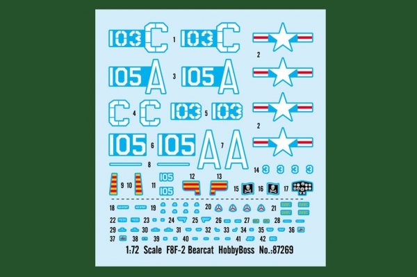 Hobby Boss 87269 F8F-2 Bearcat 1/72