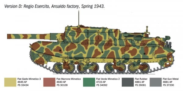 Italeri 6751 Semovente M43 da 105/25 Bassotto 1/35