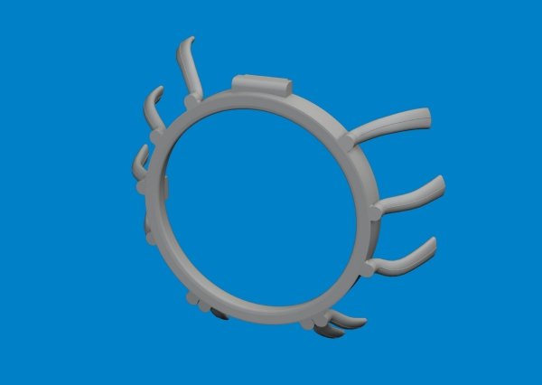 Eduard 6481118 A6M5 exhausts PRINT EDUARD 1/48
