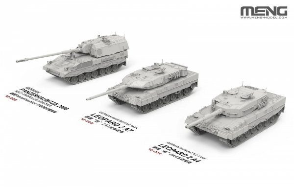 Meng Model 72-009 German Main Battle Tank Leopard 2 A4 1/72