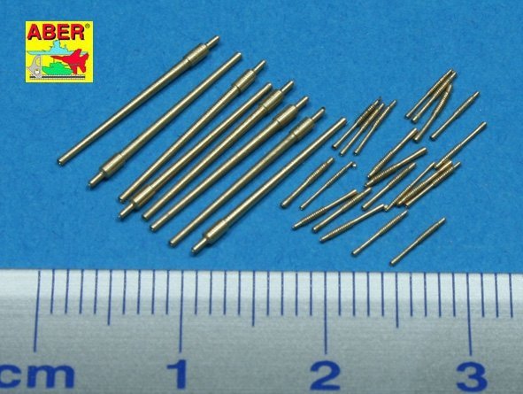 Aber 350L-49 Set of barrels 100mm x 8; 25mm x 20 for Japan Navy Akizuki class Destroyer (1:350)