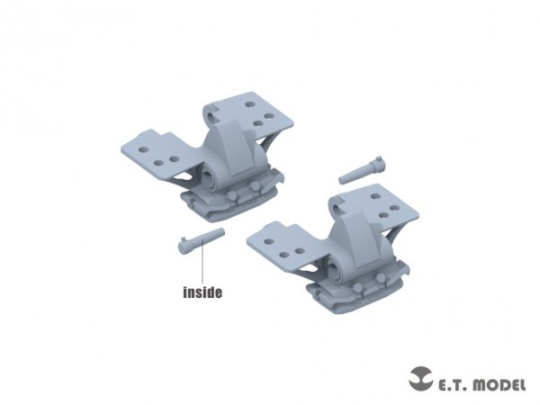 E.T. Model P35-405 WWII German Sd.kfz.251/Sd.kfz.11 Track links &amp; Sprockets Early 3d Printed 1/35