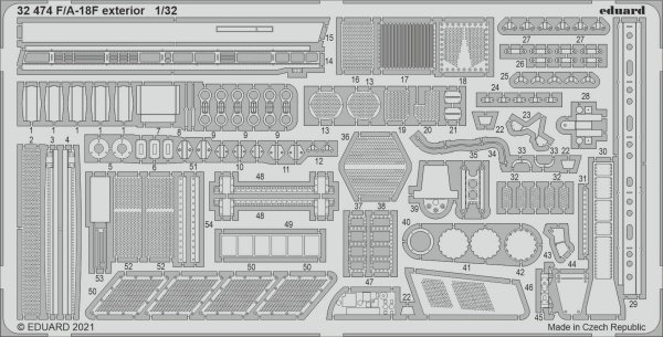 Eduard 32474 F/ A-18F exterior REVELL 1/32
