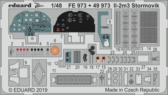 Eduard FE973 Il-2m3 Stormovik 1/48 ACCURATE MINIATURES