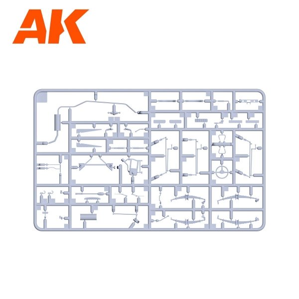 AK Interactive AK35001 FJ43 SUV WITH HARD TOP 1/35