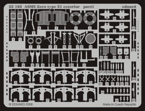 Eduard 32162 A6M2 Zero type 21 exterior 1/32 Tamiya