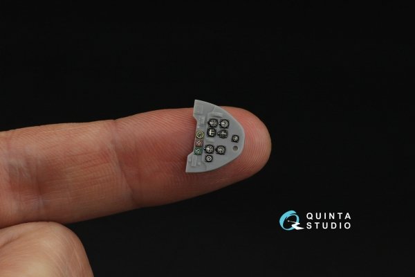 Quinta Studio QD48567 German WWII Cockpit instrument gauges 3D-Printed &amp; coloured Interior on decal paper (All Kits) 1/48