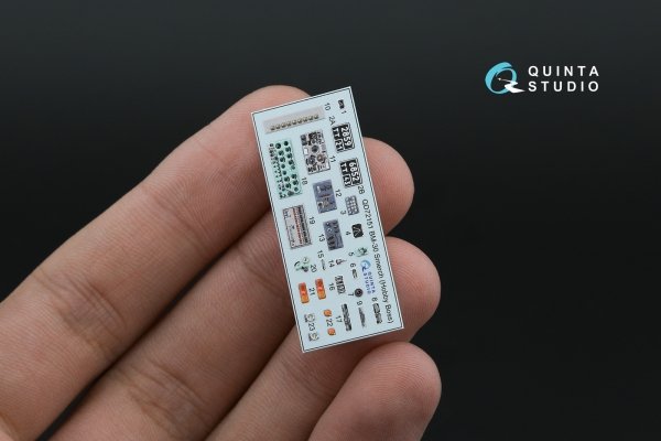 Quinta Studio QD72151 BM-30 Smerch 3D-Printed coloured Interior on decal paper (Hobby Boss) 1/72