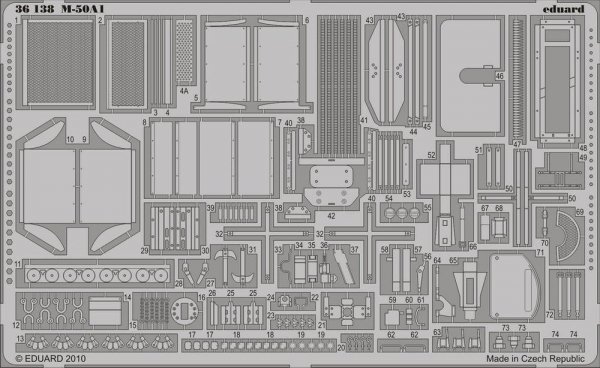Eduard 36138 M-50A1 1/35 Academy