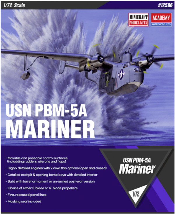 Academy 12586 USN PBM-5A MARINER 1/72
