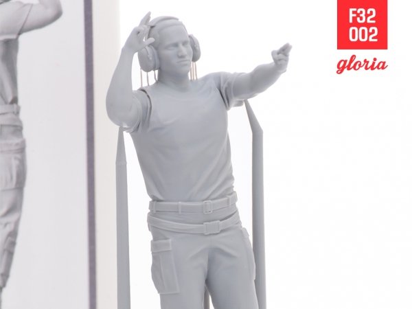 Gloria F32002 Ground Crew US Air Force vol.2 3D Printed Figures 1/32