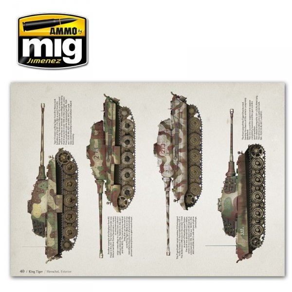 AMMO of Mig Jimenez 6022 KING TIGER - VISUAL MODELERS GUIDE (English)