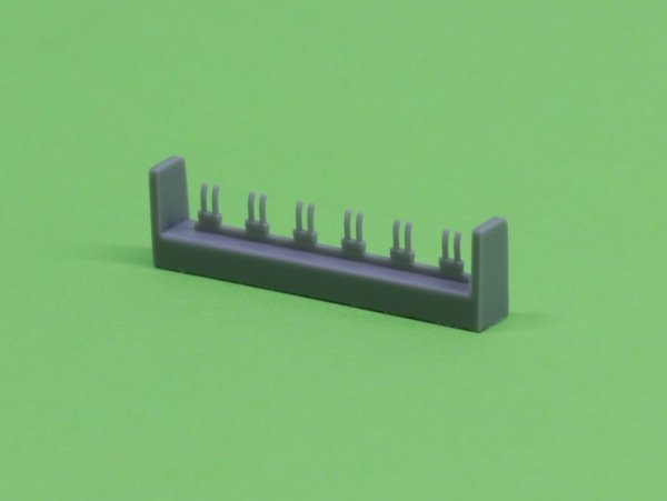 Master SM-350-095 USN 40 mm/56 Bofors quadruple mount ver.3 / with Mk-51 director - (resin, PE and turned parts) - (6pcs) 1:350