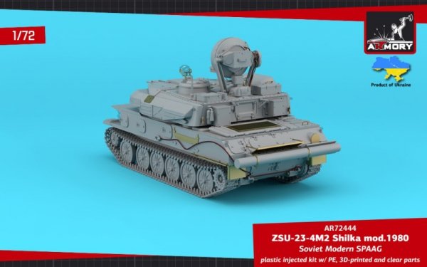 Armory Models 72444 ZSU-23-4M/M3/M2 "Shilka", Soviet SPAAG 1/72