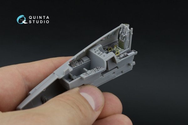 Quinta Studio QD72215 F-15D/F-15DJ Eagle 3D-Printed &amp; coloured Interior on decal paper (Fine Molds) 1/72