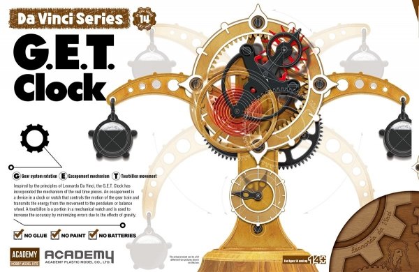 Academy 18185A Da Vinci - G.E.T. Clock