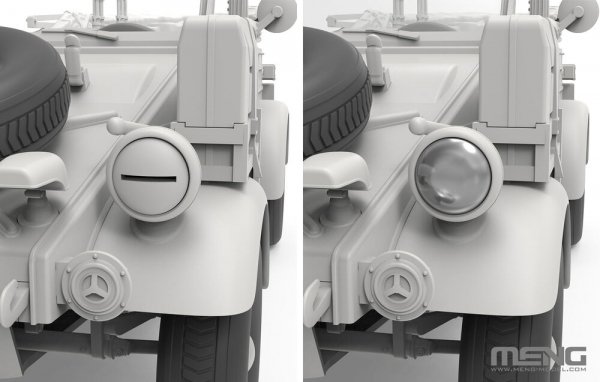 Meng Model VS-015 Type 82 German Pkw.K1 Kubelwagen (North Africa) 1/35