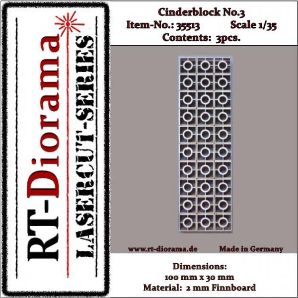 RT-Diorama 35513 Cinderblocks No.3 1/35