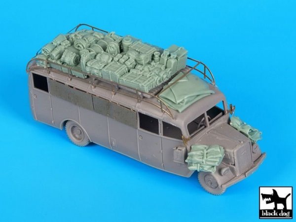 Black Dog T72105 Opel 3.6-47 Omnibus stabwagen accessories set for Roden 1/72