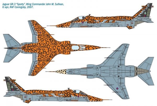 Italeri 1357 JAGUAR Gr.3 &quot;BIG CAT&quot; Special Colors (1:72)