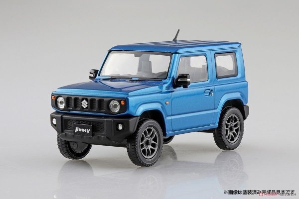  Aoshima 05778 Suzuki Jimny / Brisk Blue Metallic - SNAPKIT 1/24