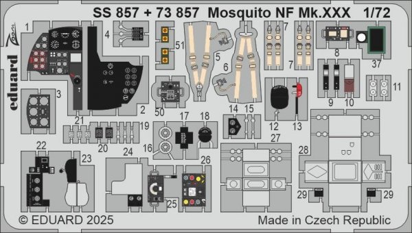 Eduard SS857 Mosquito NF Mk. XXX SPECIAL HOBBY 1/72