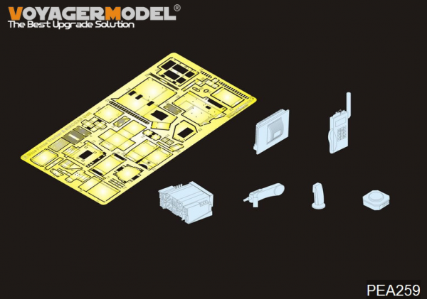 Voyager Model PEA259 US ARMY HUMVEE Blue Force Tracker &amp; SincGar Unit (GP) 1/35
