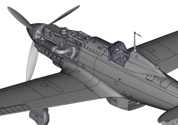 Italeri 2518 Macchi M.C. 202 Folgore 1/32