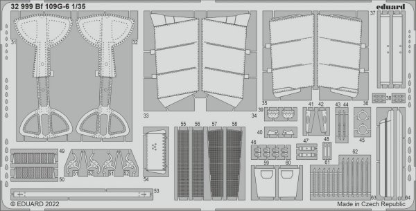 Eduard BIG33145 Bf 109G-6 BORDER MODEL 1/35
