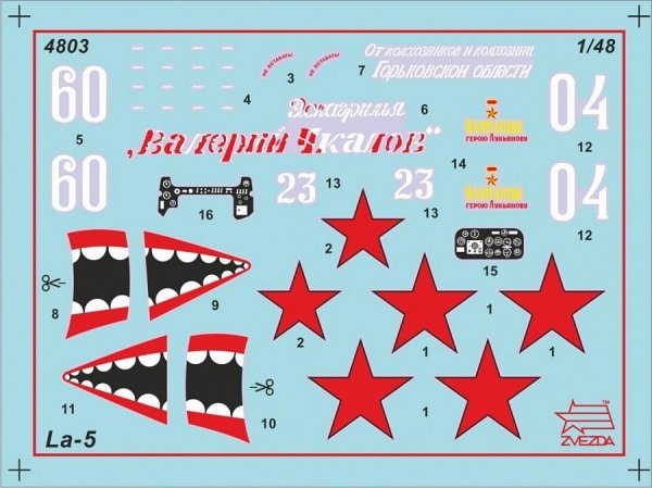 Zvezda 4803 LAVOCHKIN LA-5 1/48