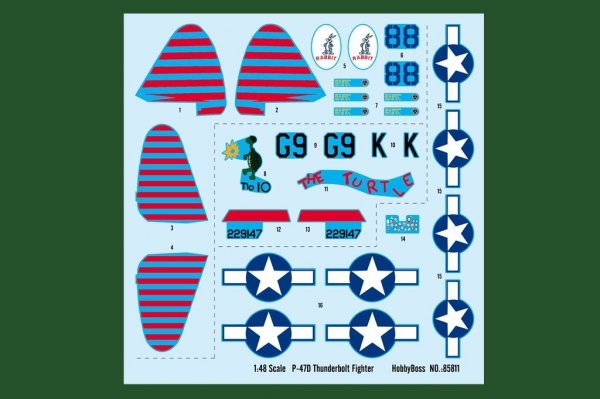 Hobby Boss 85811 P-47D Thunderbolt Fighter 1/48
