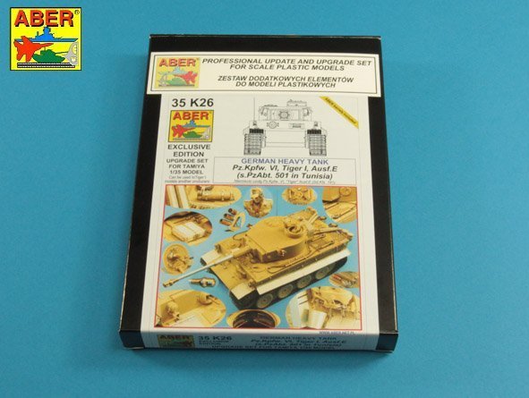 Aber 35K26 Pz.Kpfw. VI Ausf.E ( i.Kfz.181) Tiger I – s.PzAbt. 501 in Tunisia (1:35)