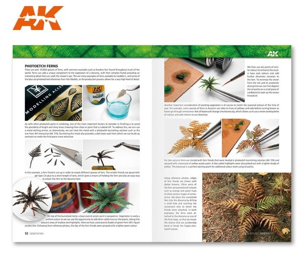AK Interactive AK295 AK LEARNING 10: MASTERING VEGETATION IN MODELING