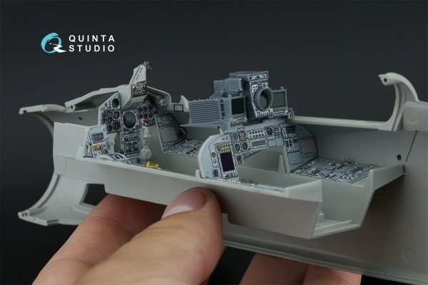 Quinta Studio QD+32229 Tornado IDS German 3D-Printed &amp; coloured Interior on decal paper (Italeri) (with 3D-printed resin parts) 1/32