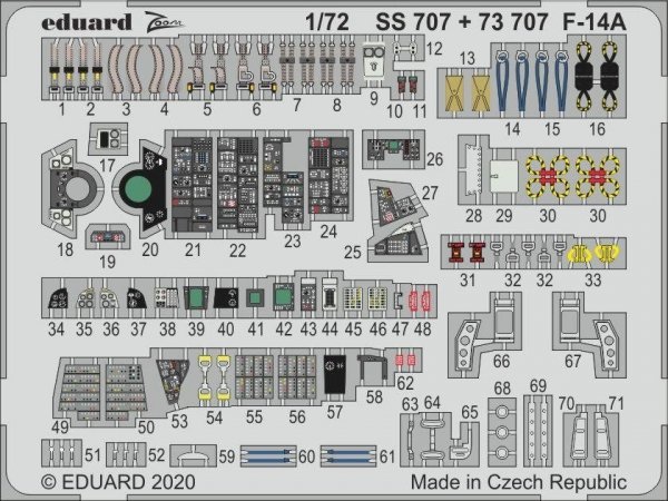 Eduard 73707 F-14A for Academy 1/72