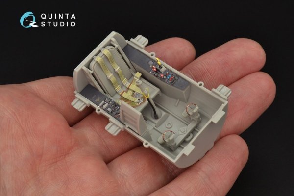 Quinta Studio QD32059 Me-262A 3D-Printed &amp; coloured Interior on decal paper (for Trumpeter kit) 1/32