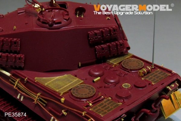 Voyager Model PE35874 WWII German King Tiger (Hensehel Turret) for MENG 1/35