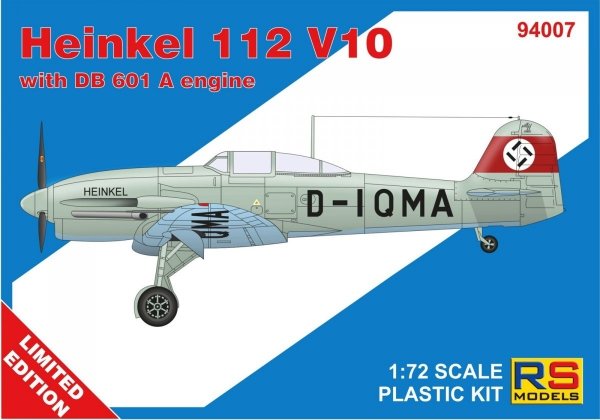 RS Models 94007 Heinkel 112 V10 1/72