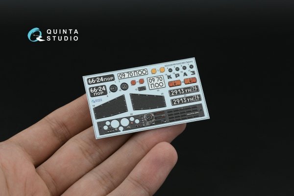 Quinta Studio QD+35160 KrAZ-260 3D-Printed &amp; coloured Interior on decal paper (Takom) (with 3D-printed resin parts) 1/35