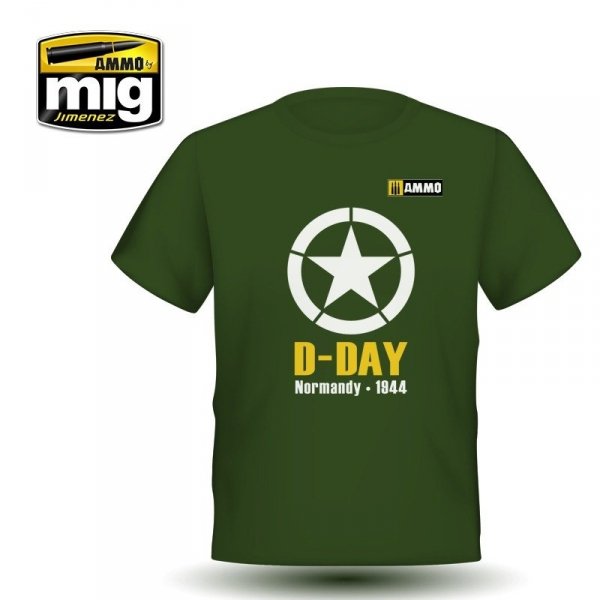 AMMO of Mig Jimenez 8029L D-DAY T-SHIRT ( rozmiar , size L)