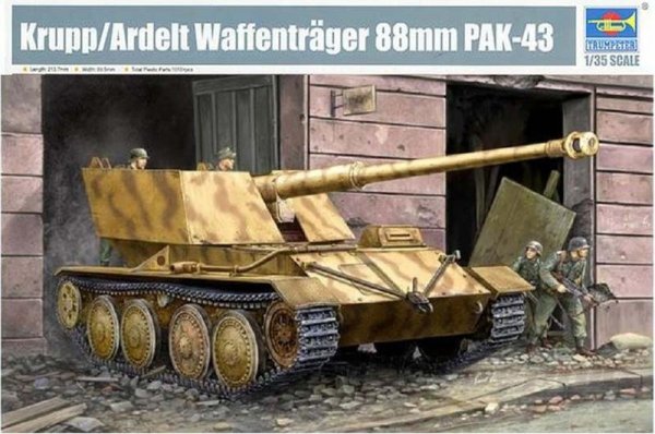Trumpeter 01587 Krupp / Ardelt Waffentrager 88 mm PAK-43 (1:35)