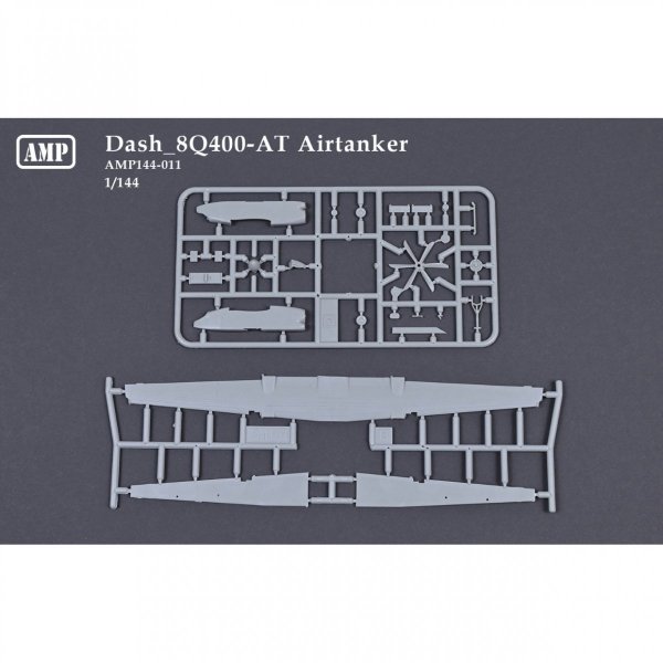 AMP 144011 Dash 8Q400-AT Airtanker - Canadian Short Range Commuter Airliner 1/144