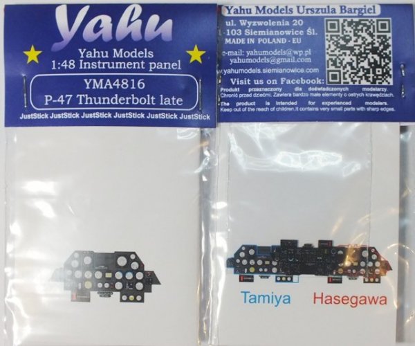 Yahu YMA4816 P-47 D late (Tamiya) 1:48
