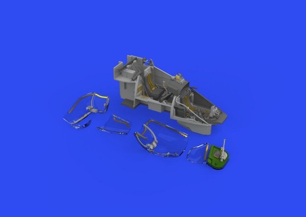 Eduard 648838 Mi-24V cockpit black (Mi-35) PRINT &amp; SPACE 1/48