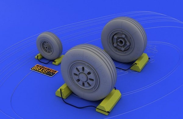 Eduard 648017 F-22A wheels 1/48 (Hasegawa)