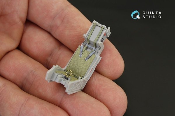 Quinta Studio QD32080 F/A-18E 3D-Printed &amp; coloured Interior on decal paper (for Trumpeter kit) 1/32