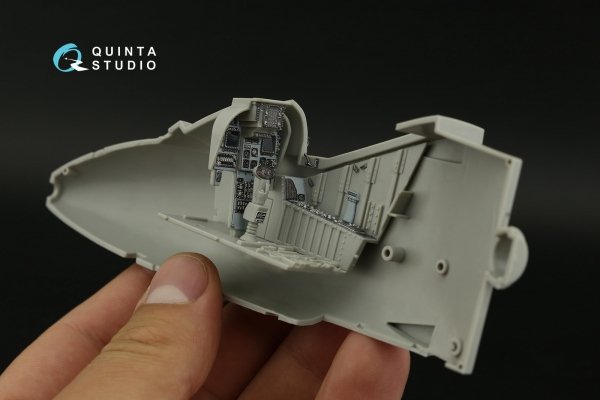 Quinta Studio QDS-32194 AV-8B Harrier II late 3D-Printed &amp; coloured Interior on decal paper (Trumpeter) (small version) 1/32